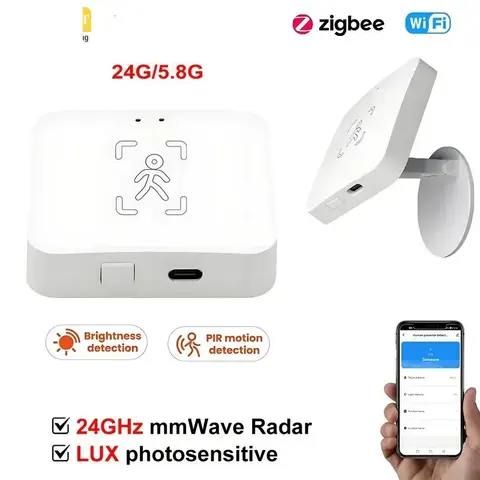 Cảm biến hiện diện Tuya Smart Life ZG-205 (Zigbee/Wifi)