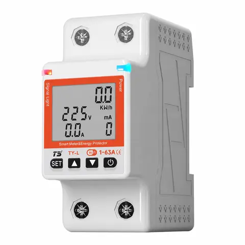 Cầu dao điện thông minh Wifi Tuya STY-63Y- 8Matter-Smarthome