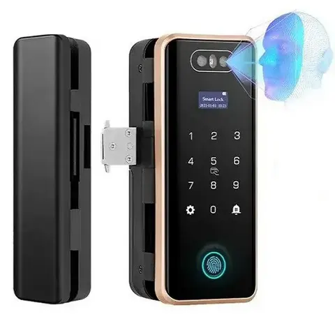 Khóa FaceID cho cửa kính Tuya Smart Life GL08F