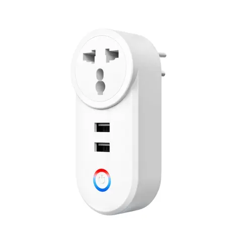 Ổ Cắm Đơn Thông Minh Tuya Smart Life 16A +2USB IN02- 8Matter - SmartHome